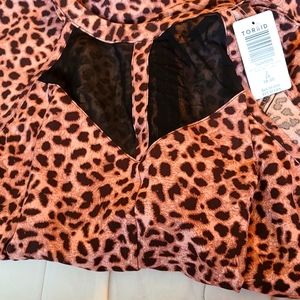 Fit n Flare Cheetah top